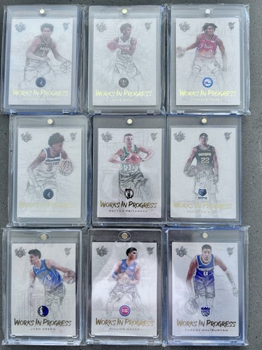2020-21 NBA Court Kings Works In Progress Set Lot Bulk Collection Numbered - Picture 3 of 5
