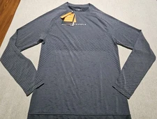 YoungLA Compression Shirt Mens M 831 Superhero Long Sleeve Geometric Gym Wicking