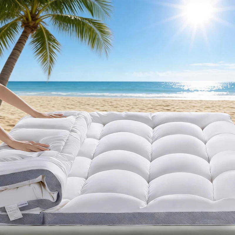 Memory Foam Mattress Topper Pillow Top Pad