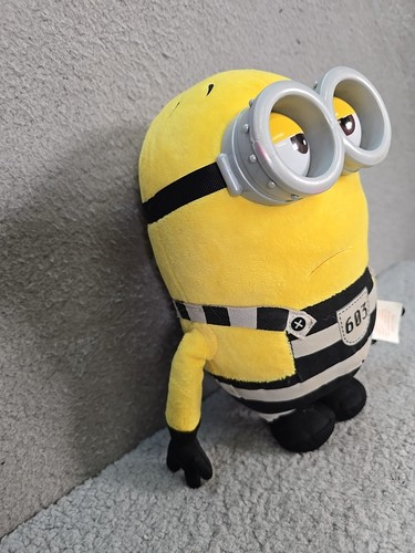 Despicable Me 3 Minion Jail Time Tom Prisoner Plush Electronic Talks Babbles 11" - Picture 4 of 6