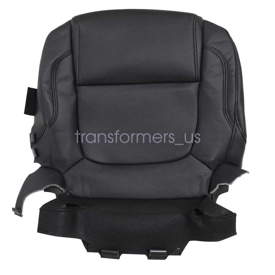 2011-2015 Fits FORD Explorer Driver & Passenger Bottoms Leather Seat Cover Black - Image 2 of 4