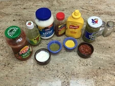 Chef Style Condiment Bowls Spices Or Salsa Set of 6 Three Large And Three Small