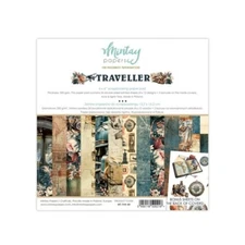 Mintay Papers - Traveller - 6x6 Paper Pad 24/pk + Bonus Sheets Travel Scrapbook