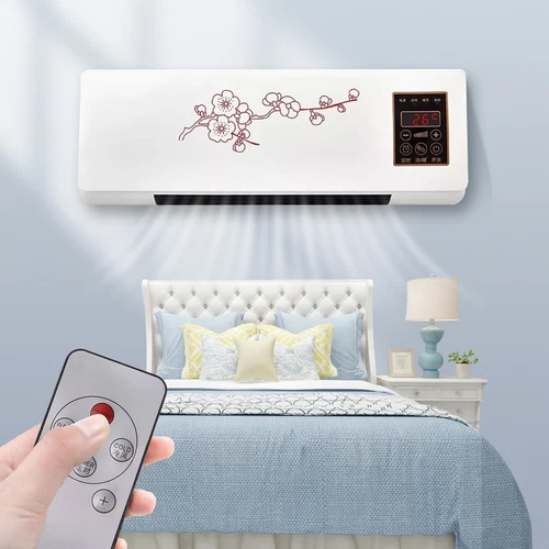 Ventilador pequeño 2 en 1 1800 W portátil montado en la pared refrigeración y calentador doble uso interior - Imagen 2 de 20