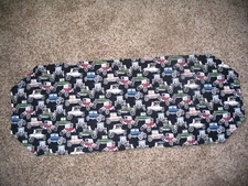 Boy or Men's Dresser Cover Taple Runner Antigue Cars Handmade Bureau  Cover NEW