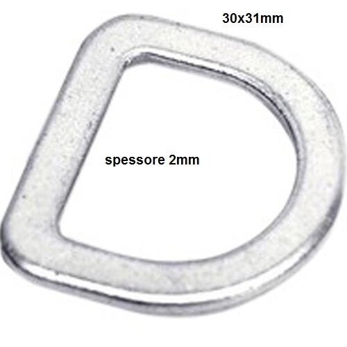 ACCESSORI PER CASCO : CINTURINO - PLACCHE VISIERA - ANELLI PER CINCHIE - CLIP - Foto 6 di 13