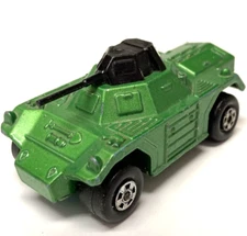 Lesney Matchbox Rola-Matics Weasel No.73 1973 Green Made In United Kingdom