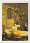 postcard ART TABLEAU GUISEPPE MARIA CRESPI La Puce