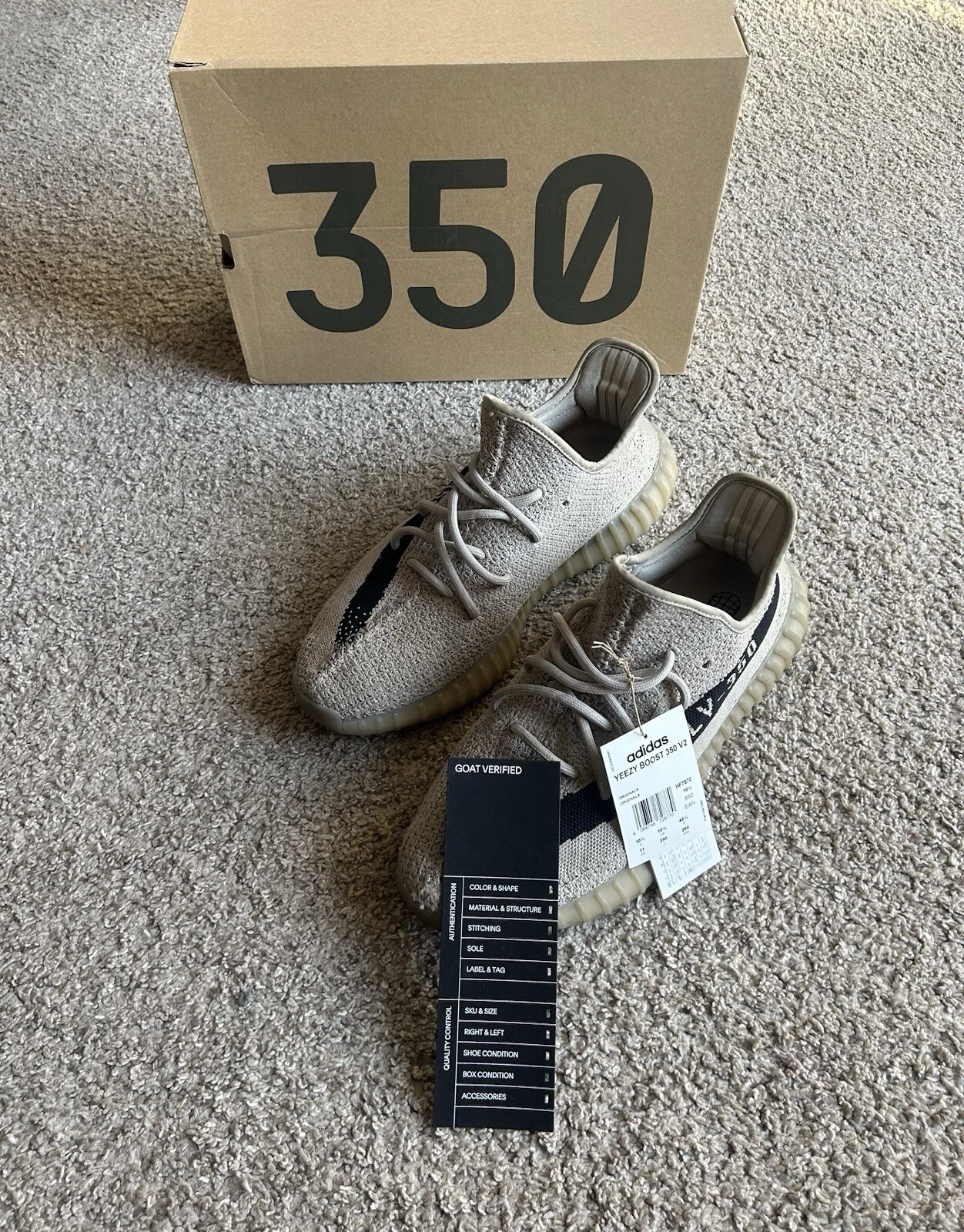 Taglia 11 Adidas Yeezy Boost 350 V2 Granite