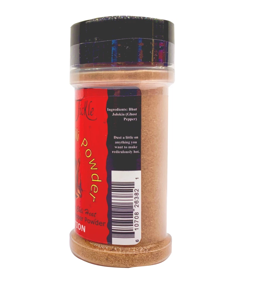 Pimienta fantasma en polvo chile seco especia chile del diablo cosquillas malvadas condimento caliente Foto 3 de 4