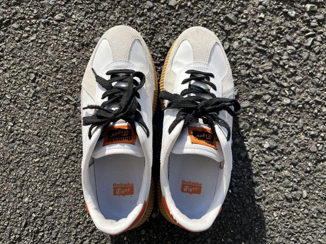 オニツカタイガー DELECITY 24cm WHITE/HABANERO Onitsuka Tiger Sneakers DELECITY 1183A386 White Habanero