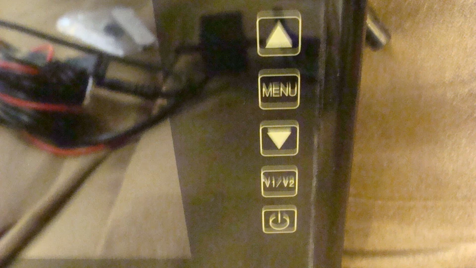 tview 8.8 inch monitor with back up camera (as is)  untested read description - Image 3 of 4