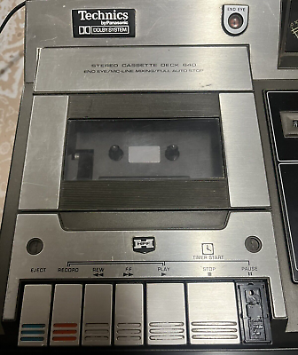1976 Technics Stereo Cassette Deck 640 AS IS For parts | eBay 1976 Technics Stereo Cassette Deck 640 AS IS For parts | eBay