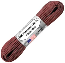 Atwood Rope MFG Paracord 7 Strand Core 100 Ft Dragon Nylon Construction 1297H
