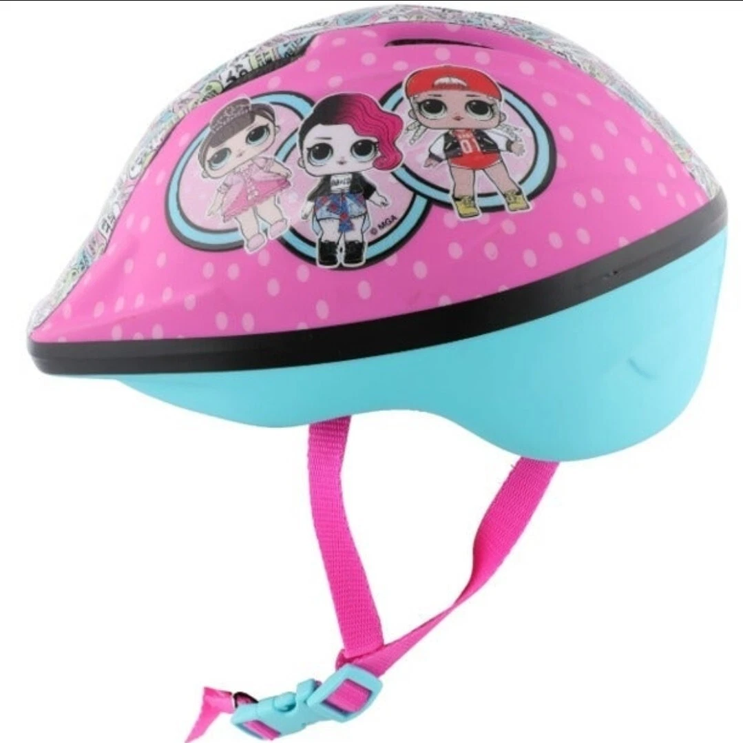 NWT 22 LOL Surprise 2D Kids Bike Helmet sport Ligh Blue and Fushia