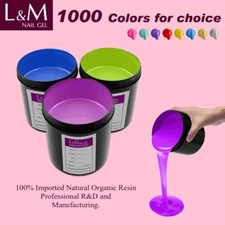 Bulk Package 350g 500g 1kg Ibdgel Soak Off UV LED Nail Gel Polish Colorful