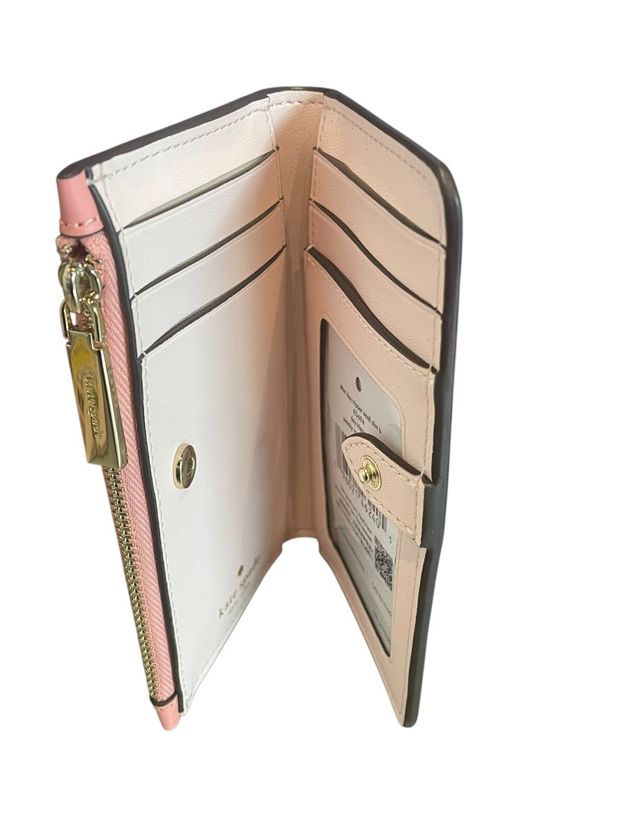 Kate Spade Day Tripper Small Slim Bifold Wallet, Peachy Rose