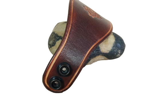 Armband Keltischer Greif Prägung Lederarmband Leder braun Druckknopf UNIKAT - Picture 5 of 5