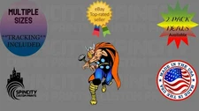 THOR Car Window Vinyl Decal Graphic Cartoon Laptop Phone Bumper Large Sticker
