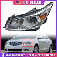 HID/Xenon Headlight Left LH Side Headlamp W/Bulb Fit For 2010-13 Buick LaCrosse