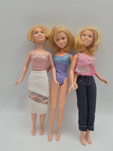 VTG - 1987 Mattel Olsen Twins Dolls Mary Kate And Ashley Barbie Dolls Full House - Picture 1 of 8