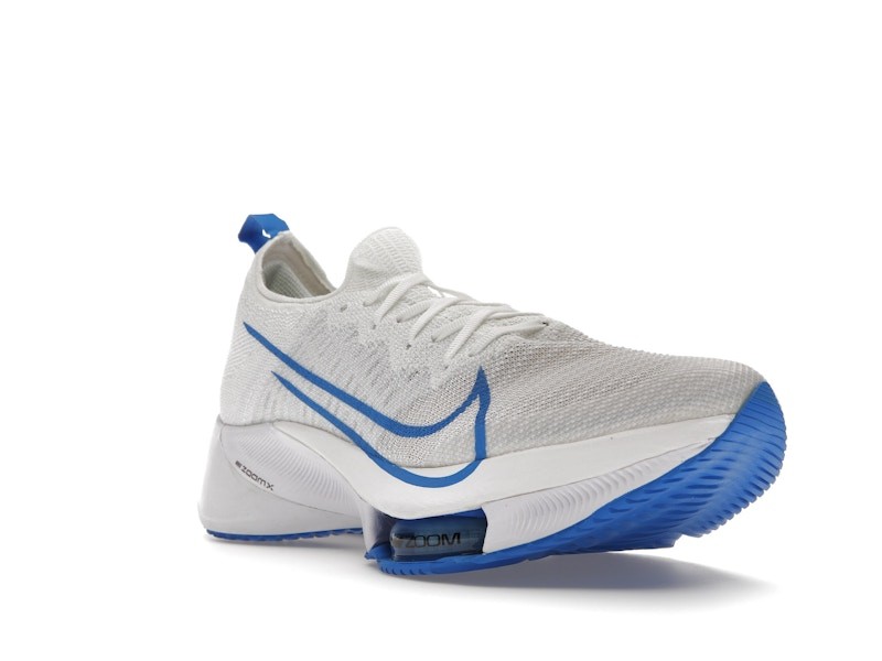 NIKE TEMPO NEXT% ホワイト/ブルー/イエロー Nike Running Shoe Air Zoom Tempo Next % - White/Racer Blue