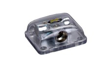 Stinger SPD511 Chrome Finish T-Style Distribution Block (3) 4Ga Inputs / Outputs