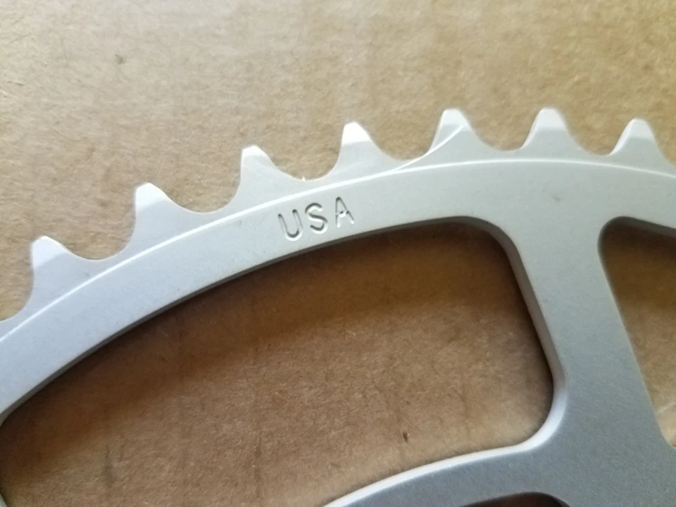 Vintage Avitar Chainring 54 Tooth 110  BCD NOS USA Aluminum 54T  Race Alloy - Image 2 of 3