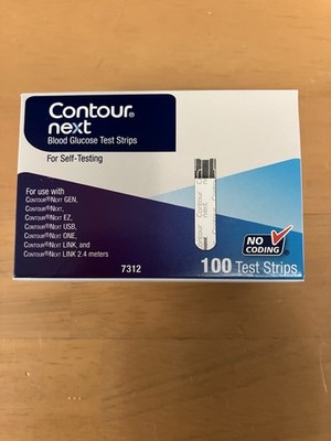 Ascensia Contour Next Blood Glucose Test Strips, 100 Count *SHIPS FREE* 