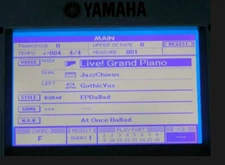 New Yamaha PSR S500 S550 S650 DGX520 DGX-620 630 640 Mm6 Mm8 LCD Display Screen