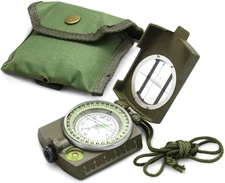 Multifunctional Tactical Survival Military Compass with Lanyard & Pouch | Waterp