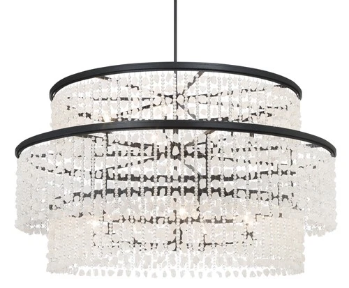 Minka Lavery 6709 Shimmering Elegance 14 Light 60"W Crystal Drum - Sand Coal - Picture 1 of 2