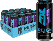 Reign Total Body Fuel, Razzle Berry, Fitness & Performance Drink Pack of 12