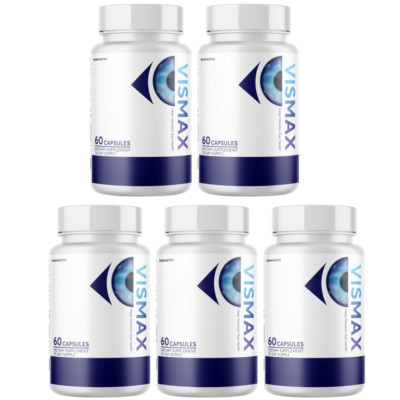 VisMax Vision Support for Enhanced Eyesight & Overall Eye Health - 5 Bottles