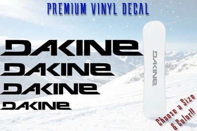 DD Dakine Logo Decal Sticker 8" 10" Bike Skate Surf Snowboard Ski Gloves Jacket