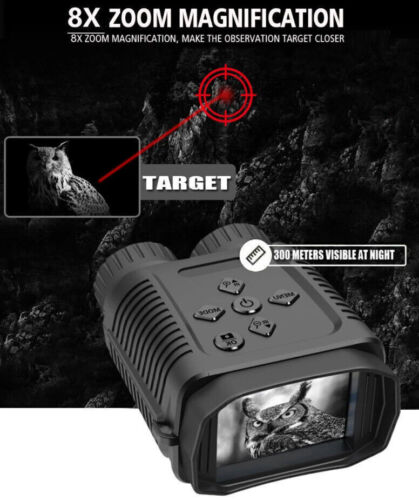 NV1182 Infrared Night Vision Binoculars 8x zoom Digital Hunting Camera Goggles - Picture 3 of 8