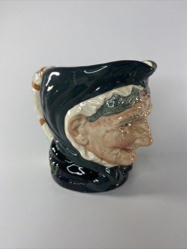 Large Vintage Royal Doulton Granny Toby Mug Pitcher England D5521 Decor Nice - Picture 2 of 10