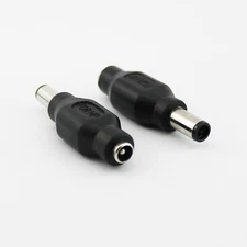 DC Power 5.5mm x 2.1mm Female to 7.4mm x 5.0mm Male Plug for HP Laptop Adapter