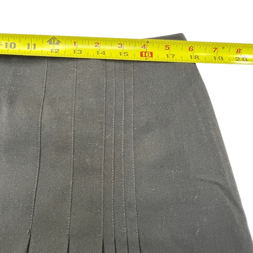 Falda elástica plisada negra para mujer Mossimo talla 14 Foto 4 de 4