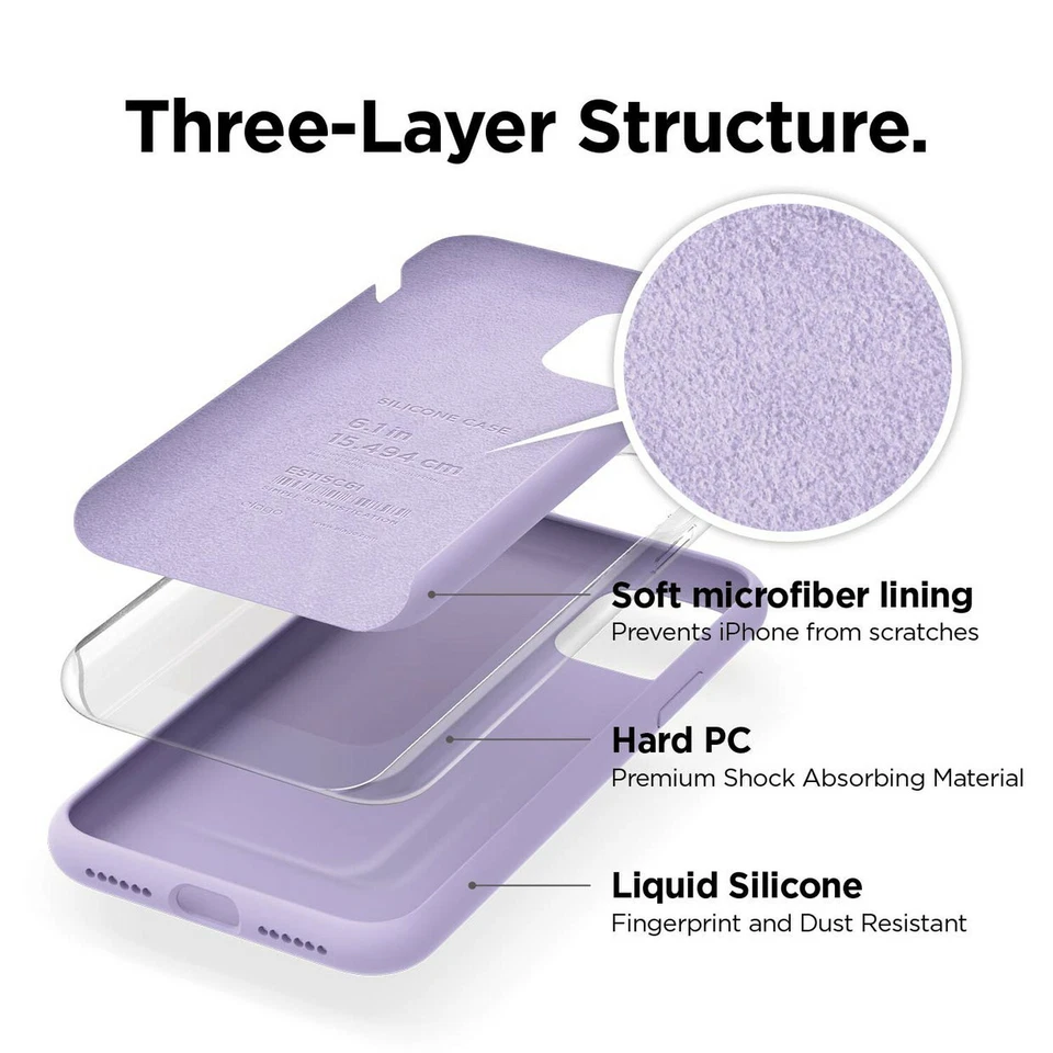 Funda iPhone 11 - Funda Silicona Elago® [Lavanda] Foto 4 de 4