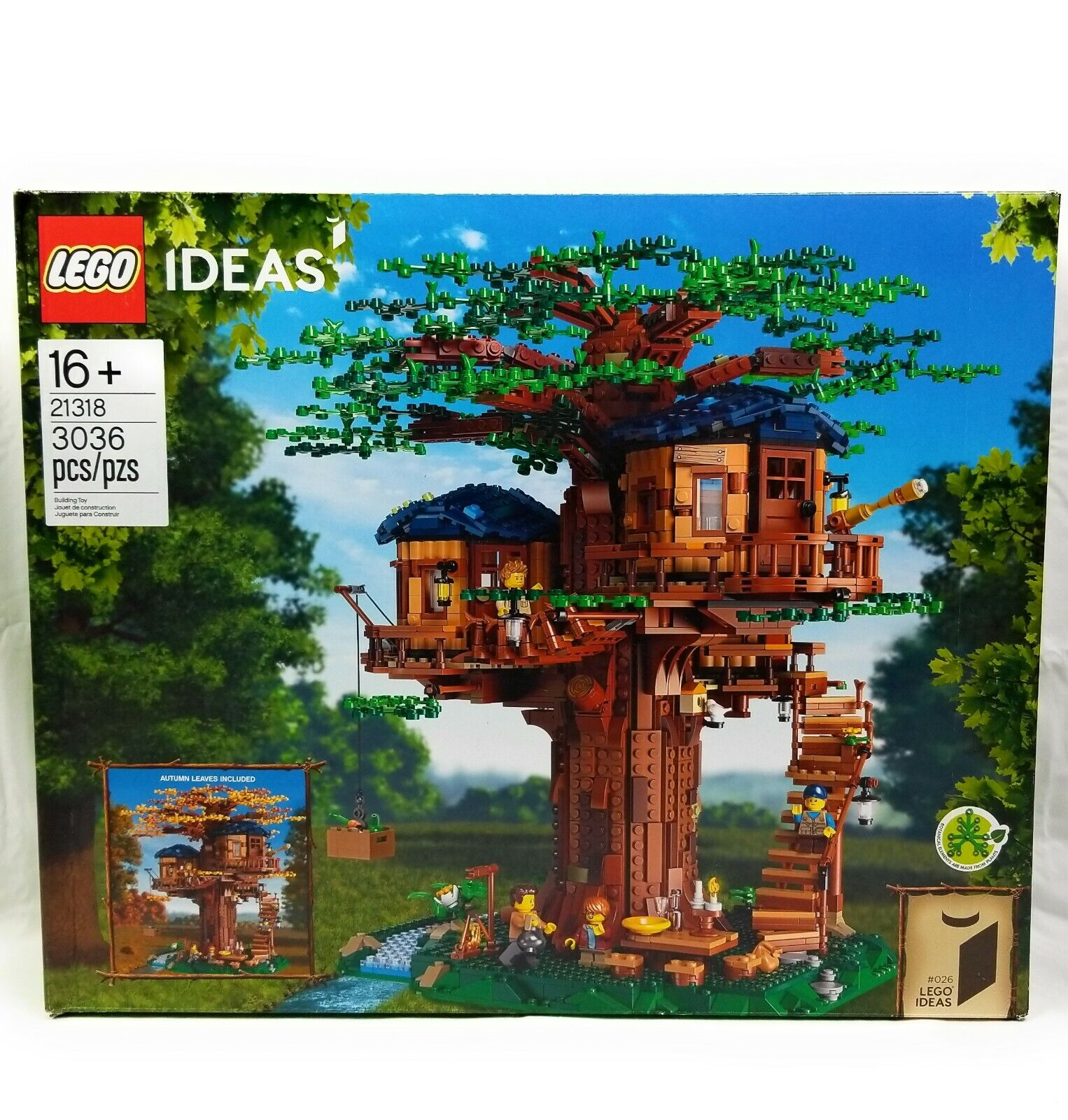 Lego Ideas House Building 21318 Minifigures 3036 Pieces Treehouse | eBay