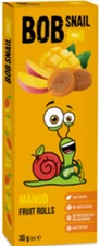Bob Snail Fruit Rolls - Box of 24 packs (3 rolls in each pack)