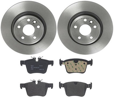 Brembo Rear Brake Kit 300mm Disc Rotors Low-Met Pads For E-Pace Discovery Sport