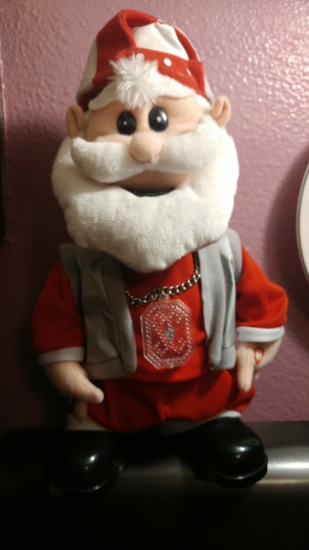 Unique 12" Santa Singing Plush Doll Cute Sings Ho Ho Ho Slay Gift 🎅 No Reserve