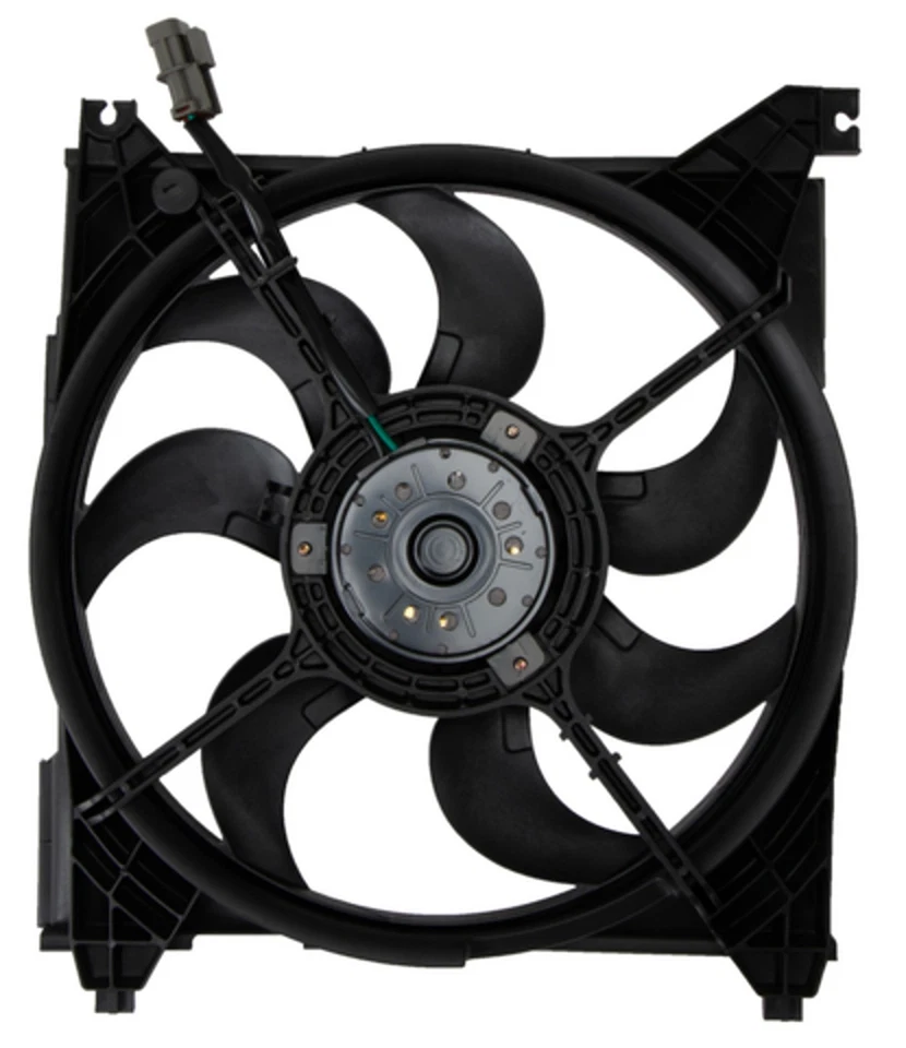 Conjunto de ventilador de refrigeración del motor - Conjunto de ventilador de radiador. 75344 para Hyundai Santa Fe 01-06 Foto 3 de 4