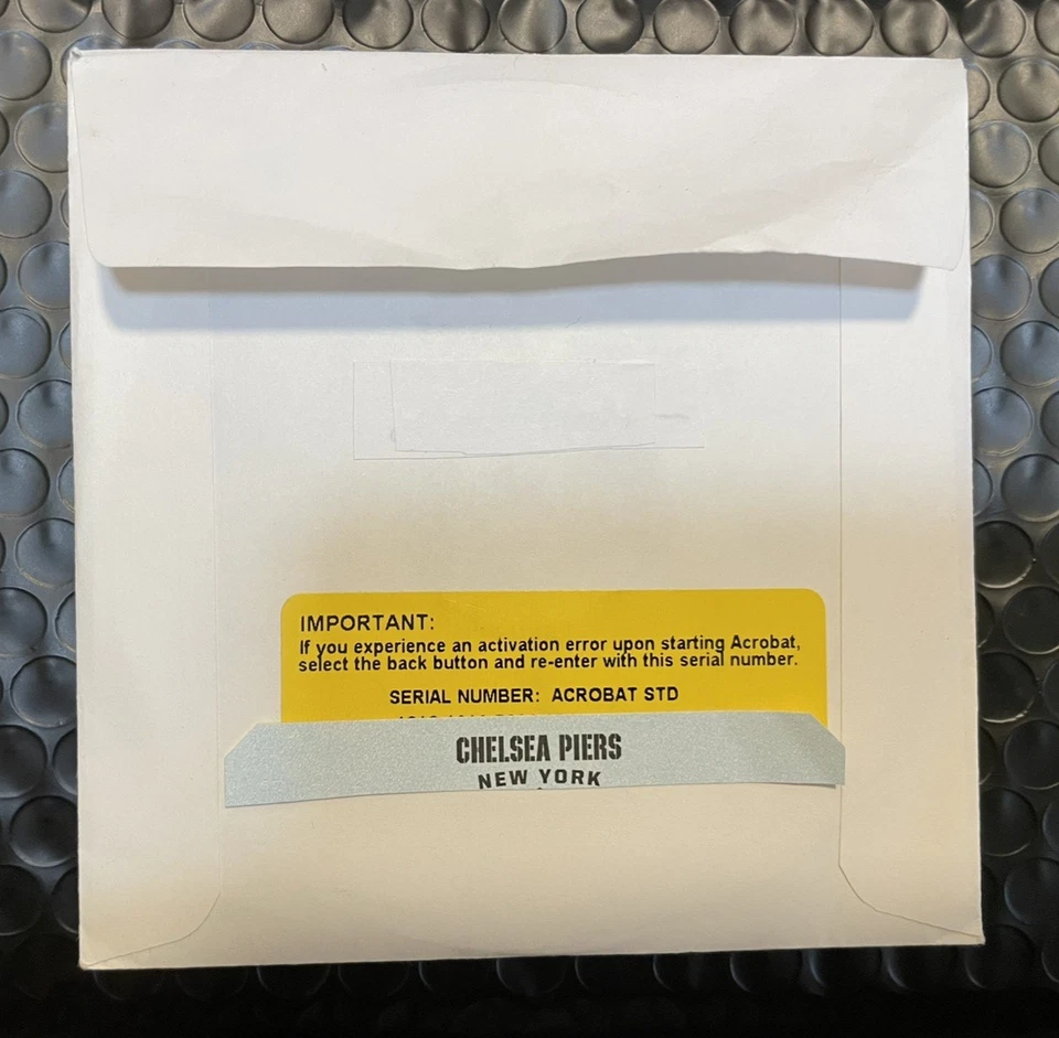 Adobe Acrobat 9 Standard for Windows with Serial # - VERY GOOD CONDITION Disc - Image 2 of 2