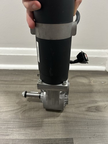 Pride Jazzy 600 Power Wheelchair Motor/ Gearbox 4500RPM CM808-029E CM808-029F - Picture 7 of 14