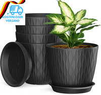 5 Packs Blumentopf Mit BewäSserungssystem, 20.3Cm Pflanzentopf Mit BewäSserungss