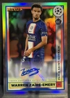 2022-23 Topps Merlin Chrome UCL PSG RC Warren Zaire-Emery Auto Refractor