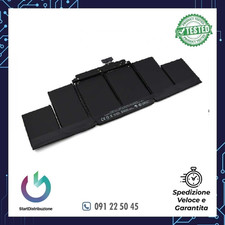 BATTERIA PER APPLE MACBOOK PRO 15" RETINA 2012 - 2013 - 2014 / A1398 TOP QUALITY